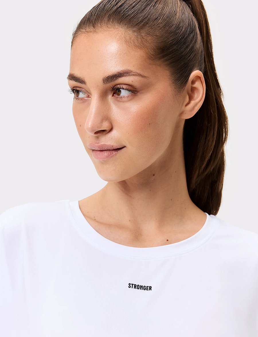 STRONGER - Drop T-shirt - t-shirts - white - 4