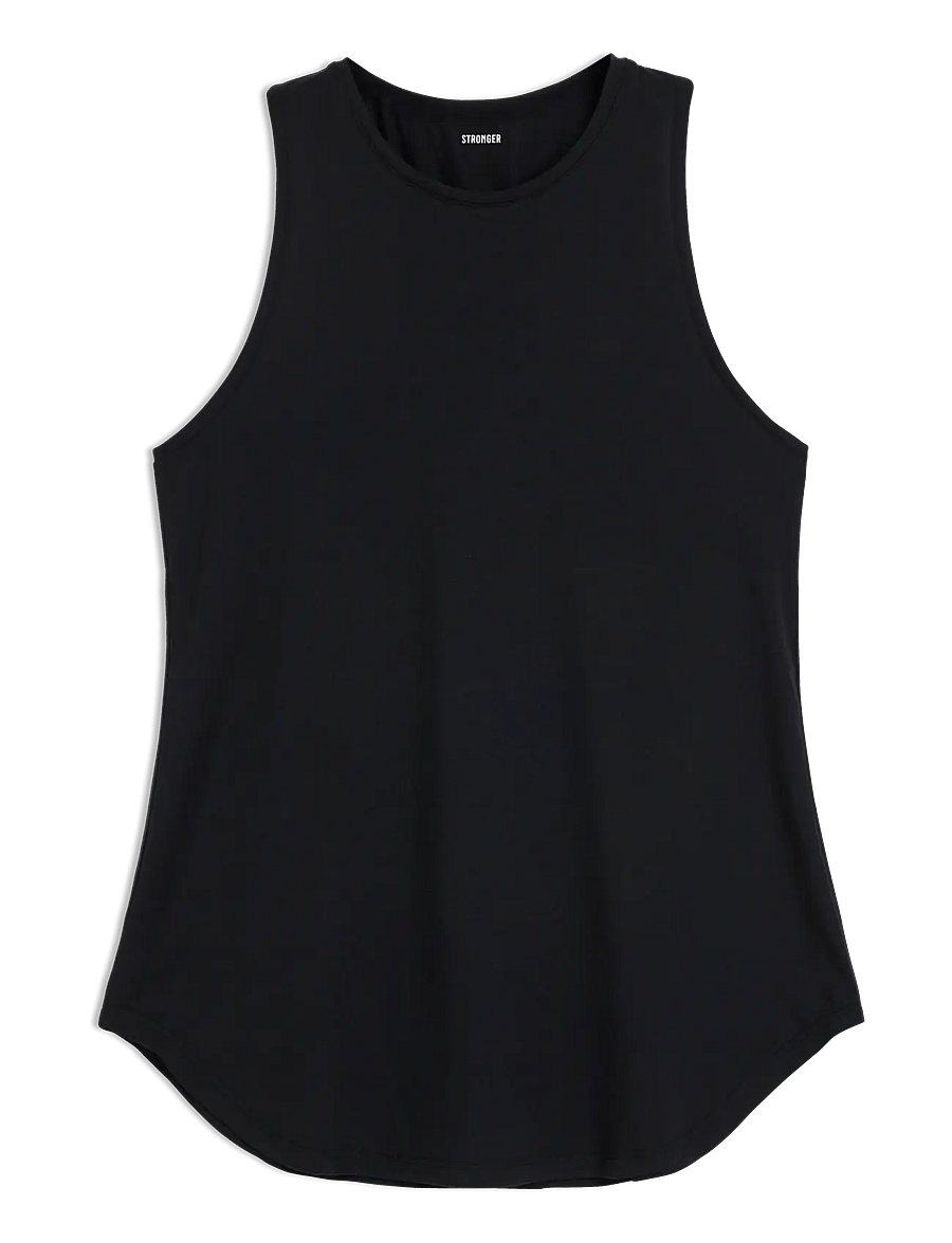 STRONGER - Airy Racerback Tank - tank tops - black - 1