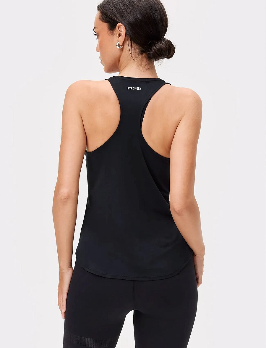 STRONGER - Airy Racerback Tank - tank tops - black - 4