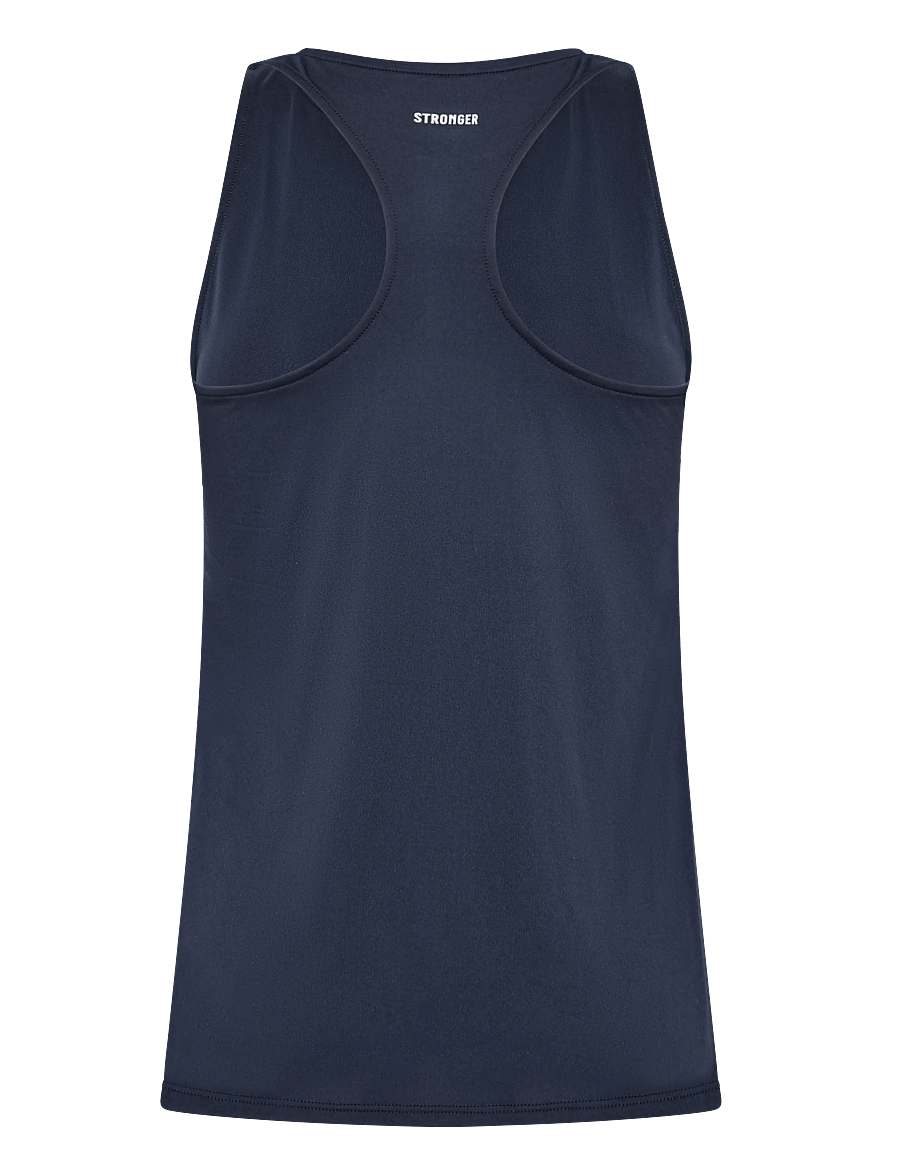 STRONGER - Airy Racerback Tank - tank tops - navy blazer - 1