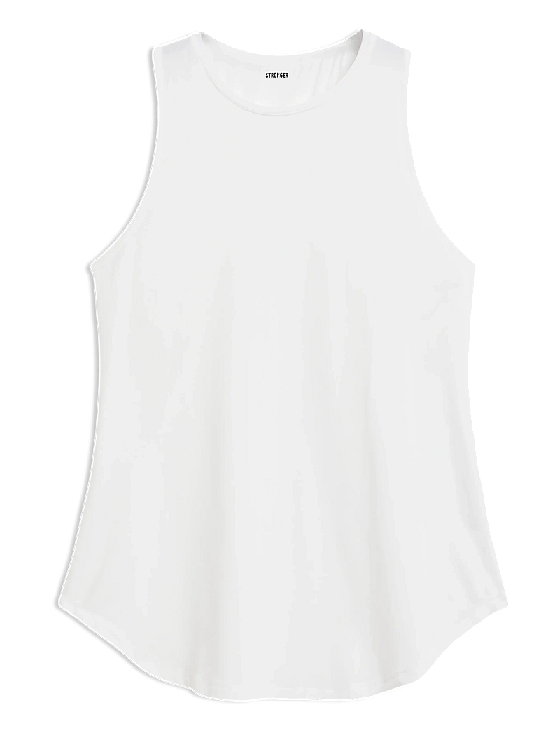 STRONGER - Airy Racerback Tank - tank tops - white - 1