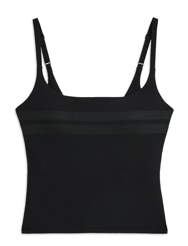 STRONGER - The Signature One Strap Tank Top - crop tops - black - 1