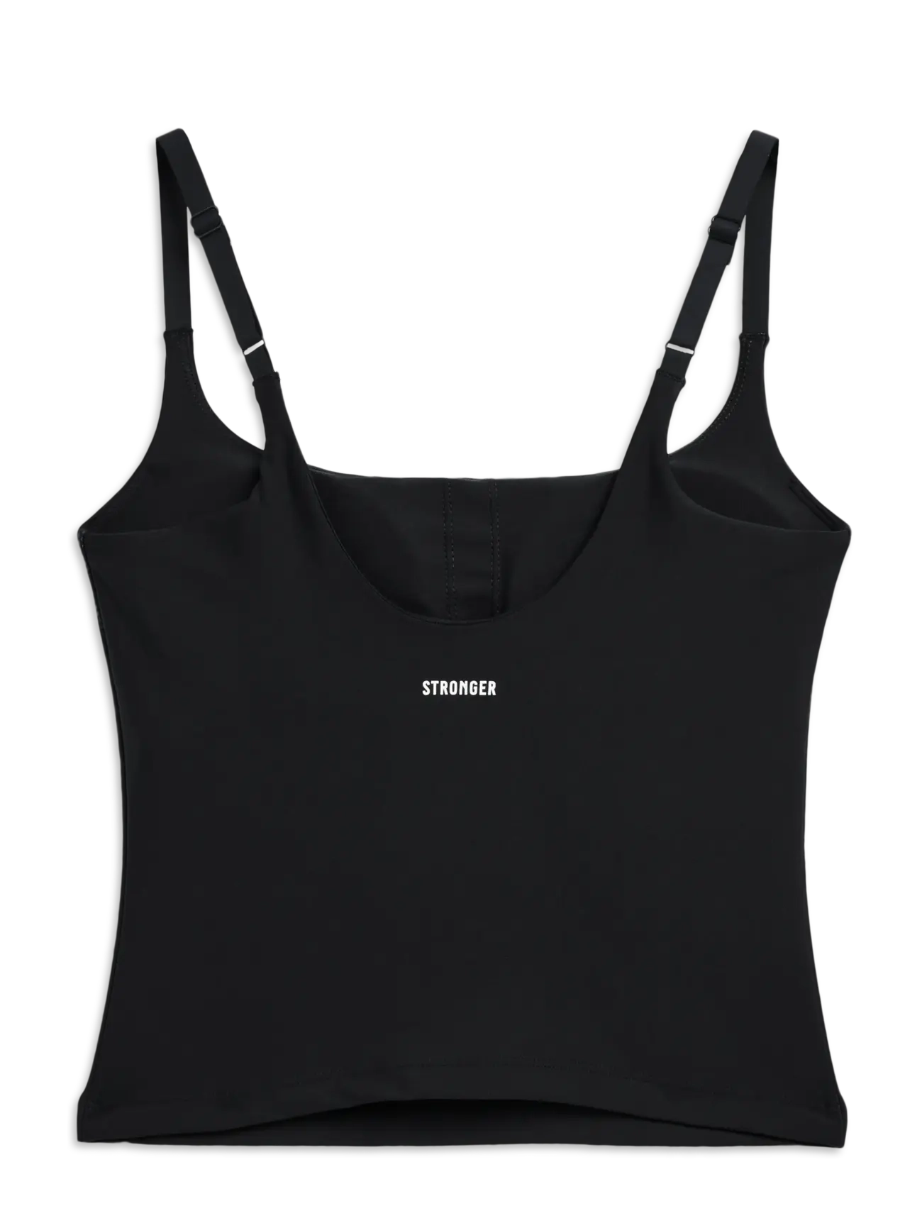 STRONGER - The Signature One Strap Tank Top - nabapluusid - black - 2