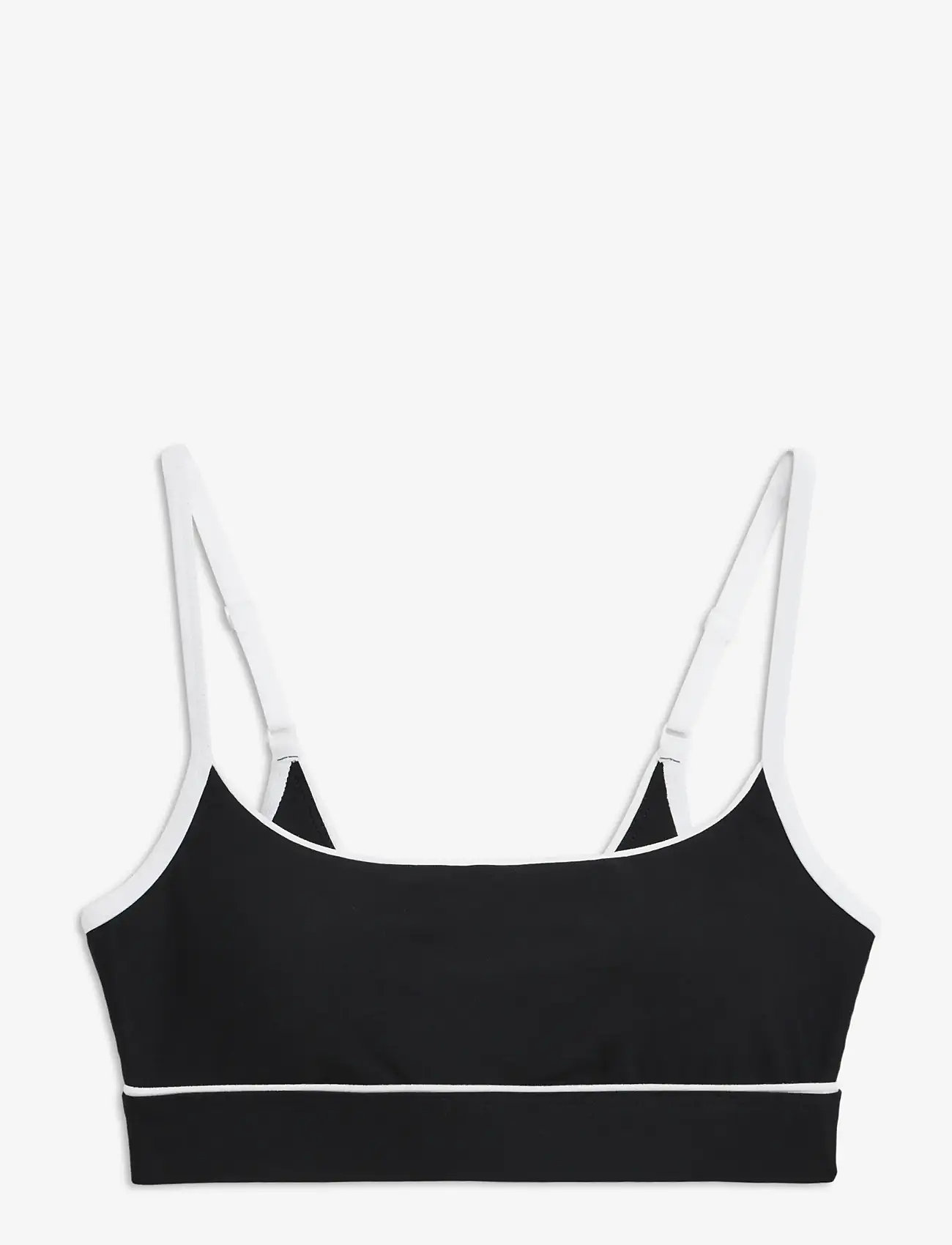 STRONGER - Signature Piping Sports Bra - spordirinnahoidjad - black - 1