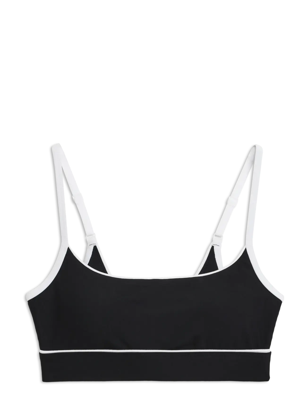 STRONGER Signature Piping Sports Bra - Badminton - BLACK / black