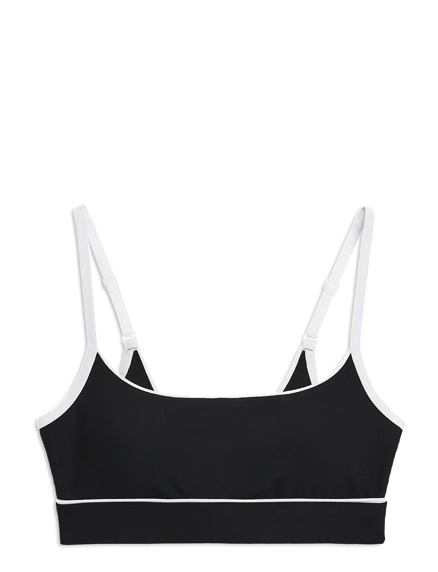 STRONGER - Signature Piping Sports Bra - sports-bh'er - black - 1