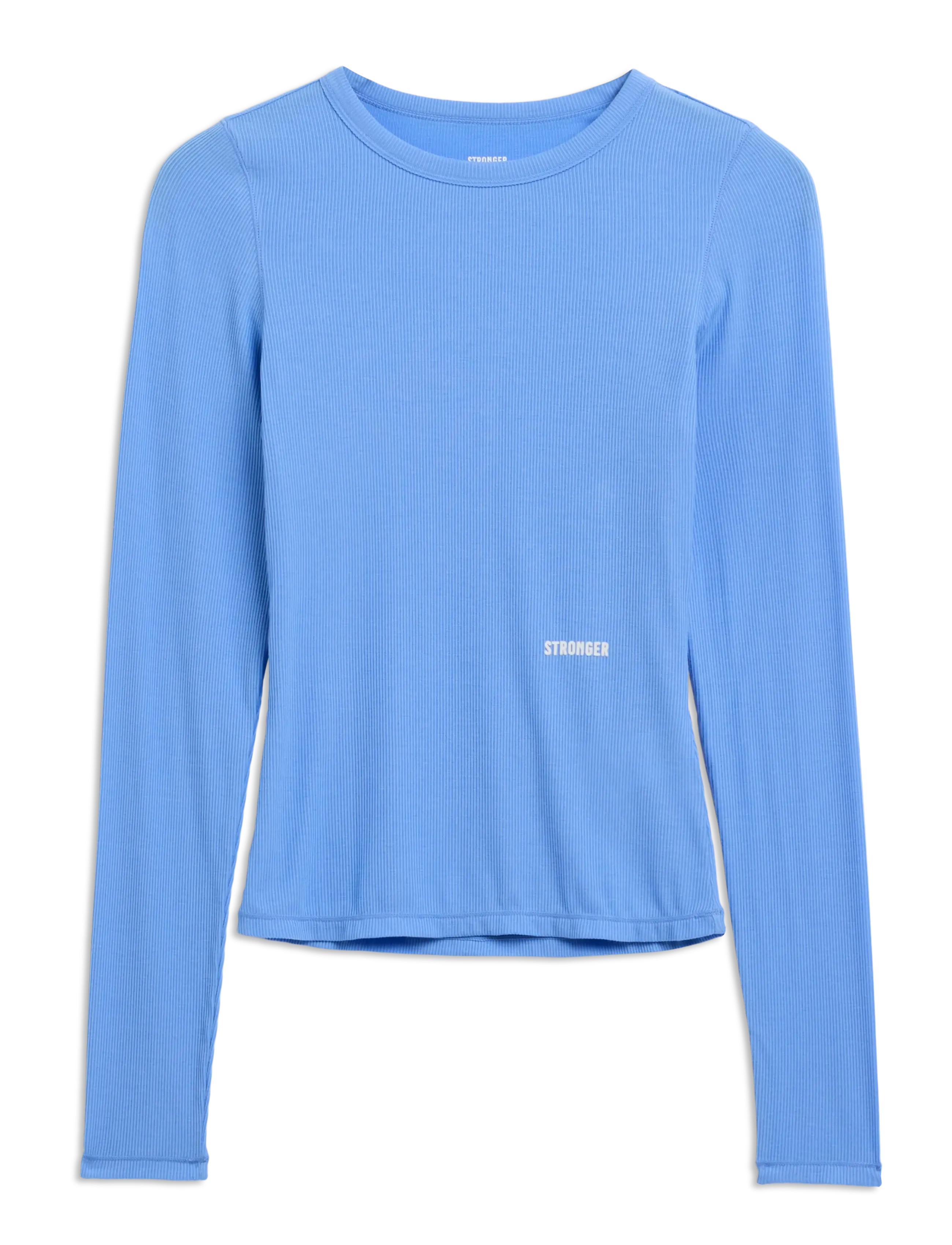 STRONGER Soft Rib Long Sleeve - Training - CORNFLOWER BLUE / blue