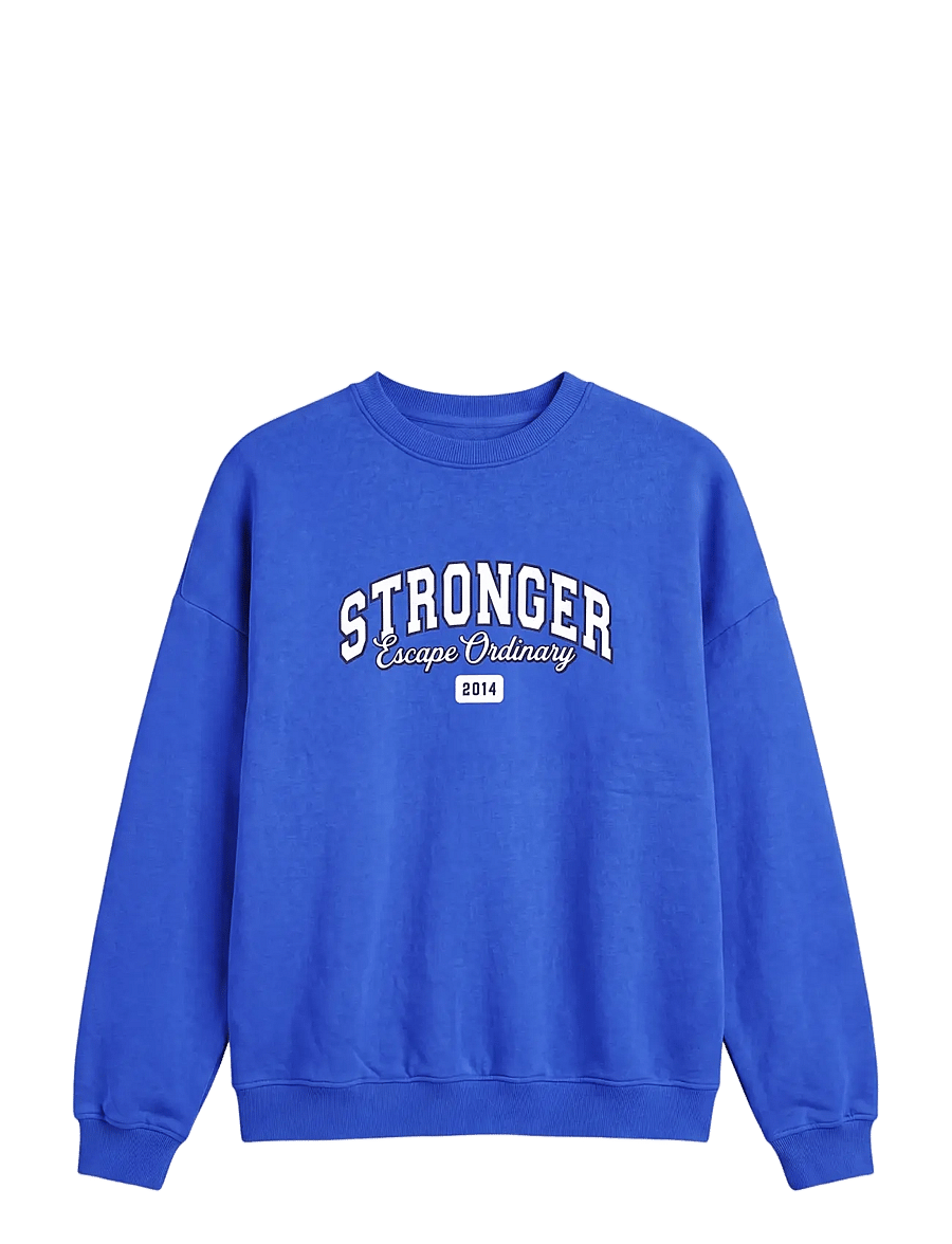 STRONGER - Comfy Sweatshirt - sweatshirts - stronger blue - 1