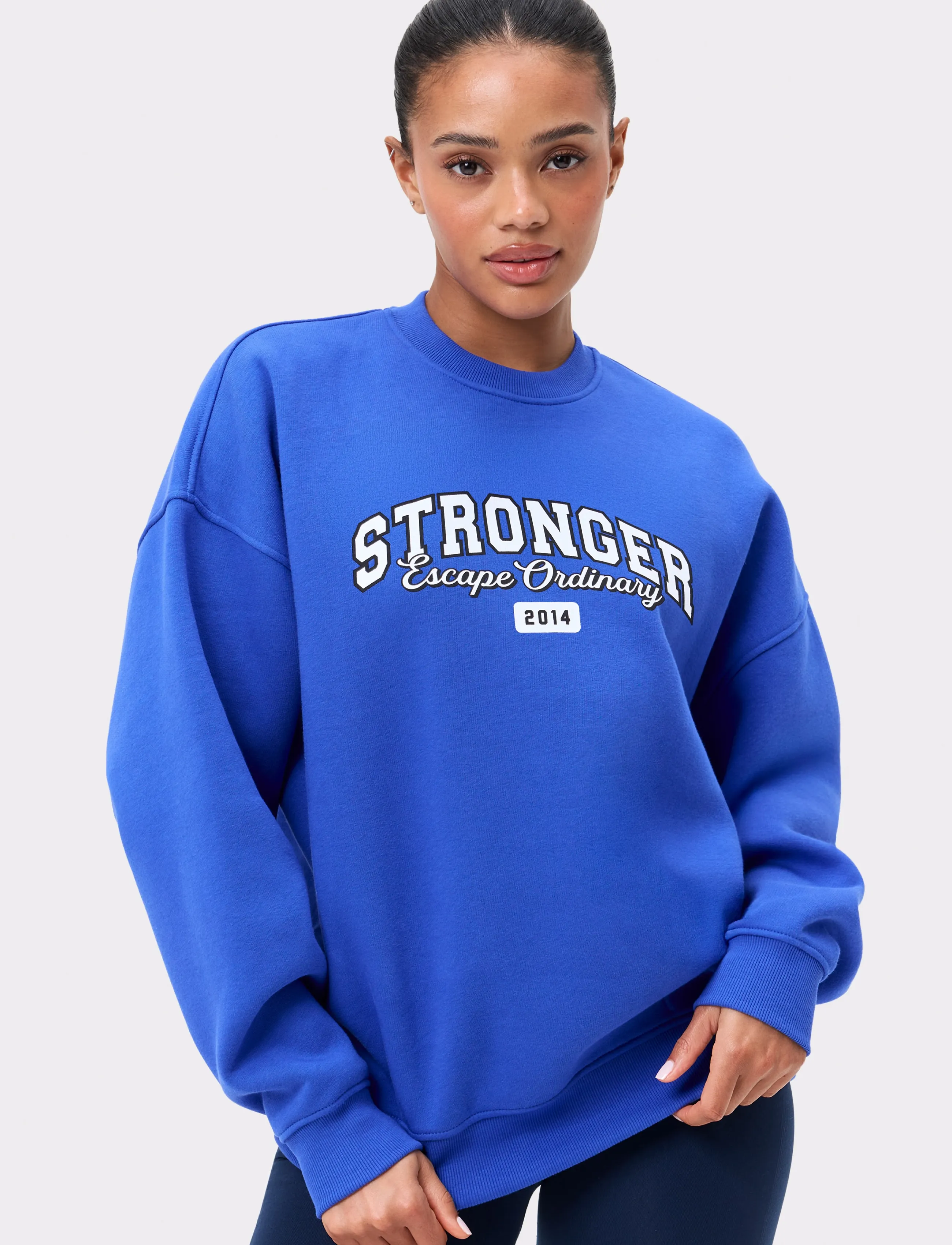 STRONGER - Comfy Sweatshirt - sweatshirts - stronger blue - 4