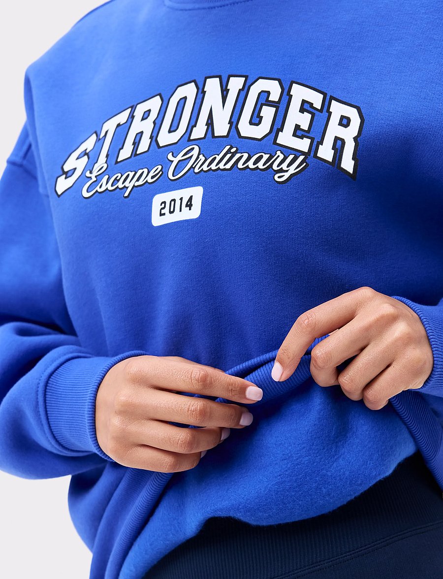 STRONGER - Comfy Sweatshirt - sweatshirts - stronger blue - 5