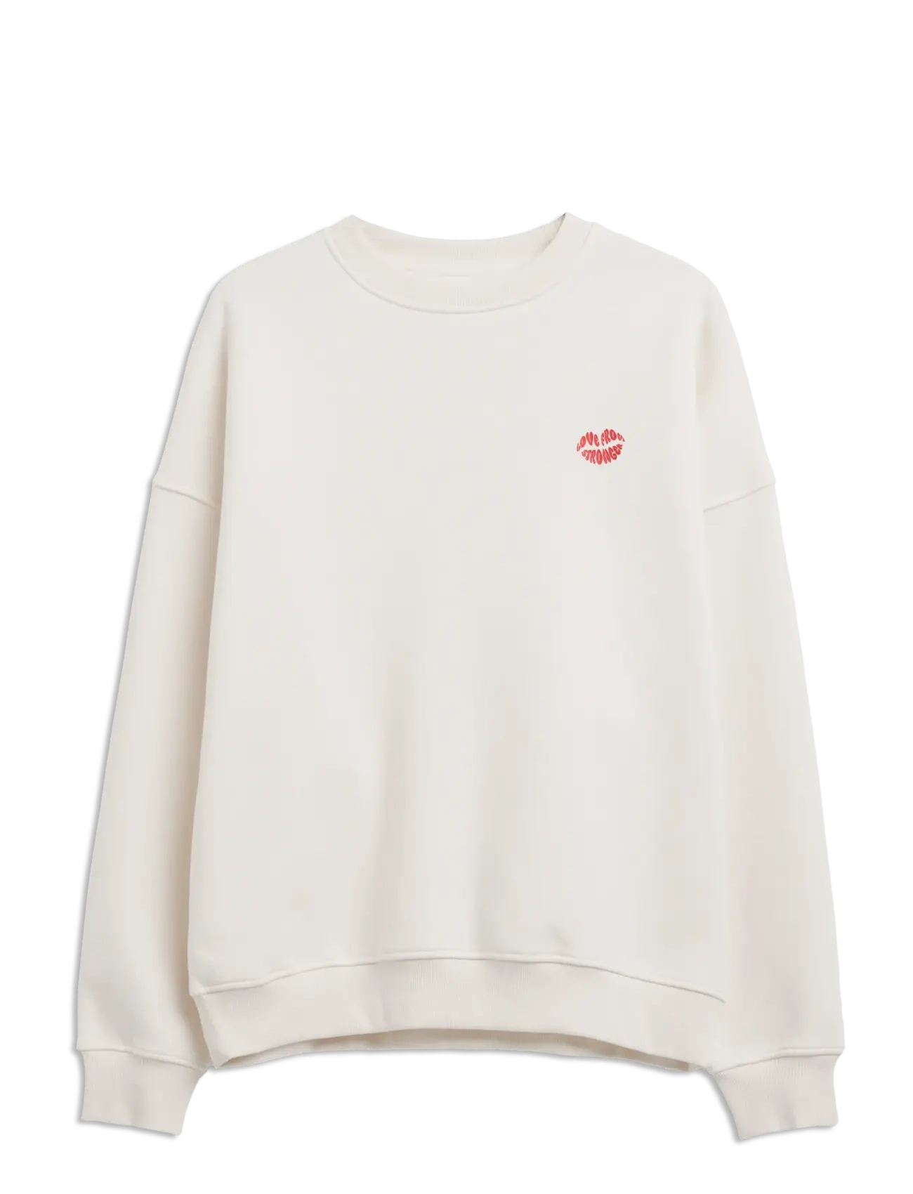 STRONGER Comfy Sweatshirt Weiß - S - Damen
