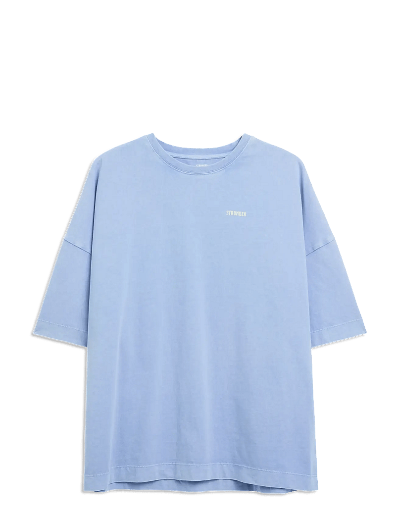 STRONGER - Oversized Crew T-shirt - t-shirts - cornflower blue - 1