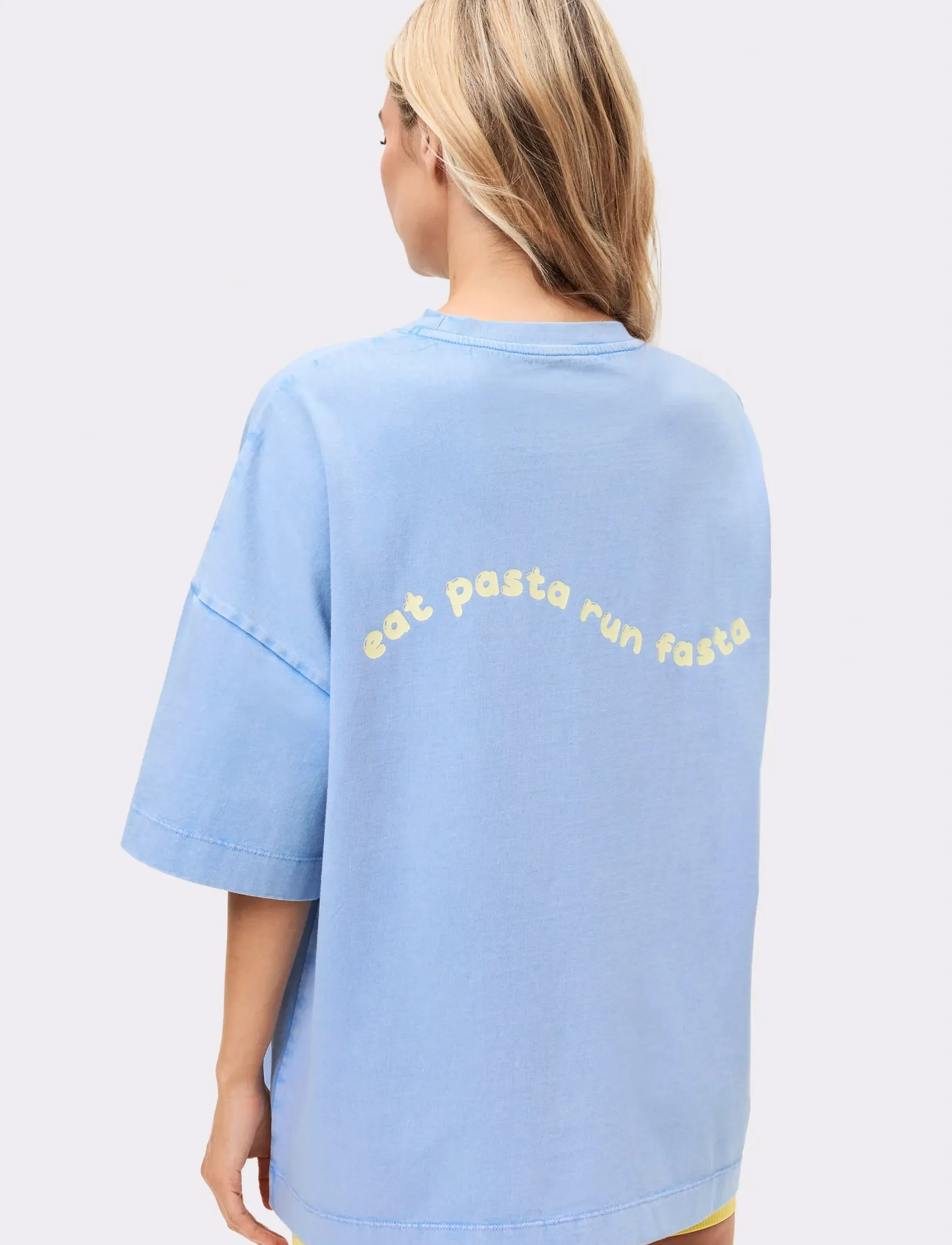 STRONGER - Oversized Crew T-shirt - t-shirts - cornflower blue - 4