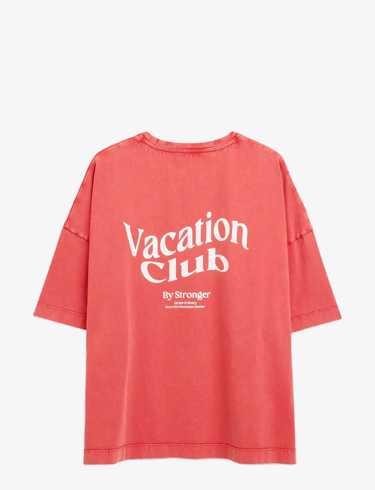 STRONGER - Oversized Crew T-shirt - t-shirts - washed poppy red - 2