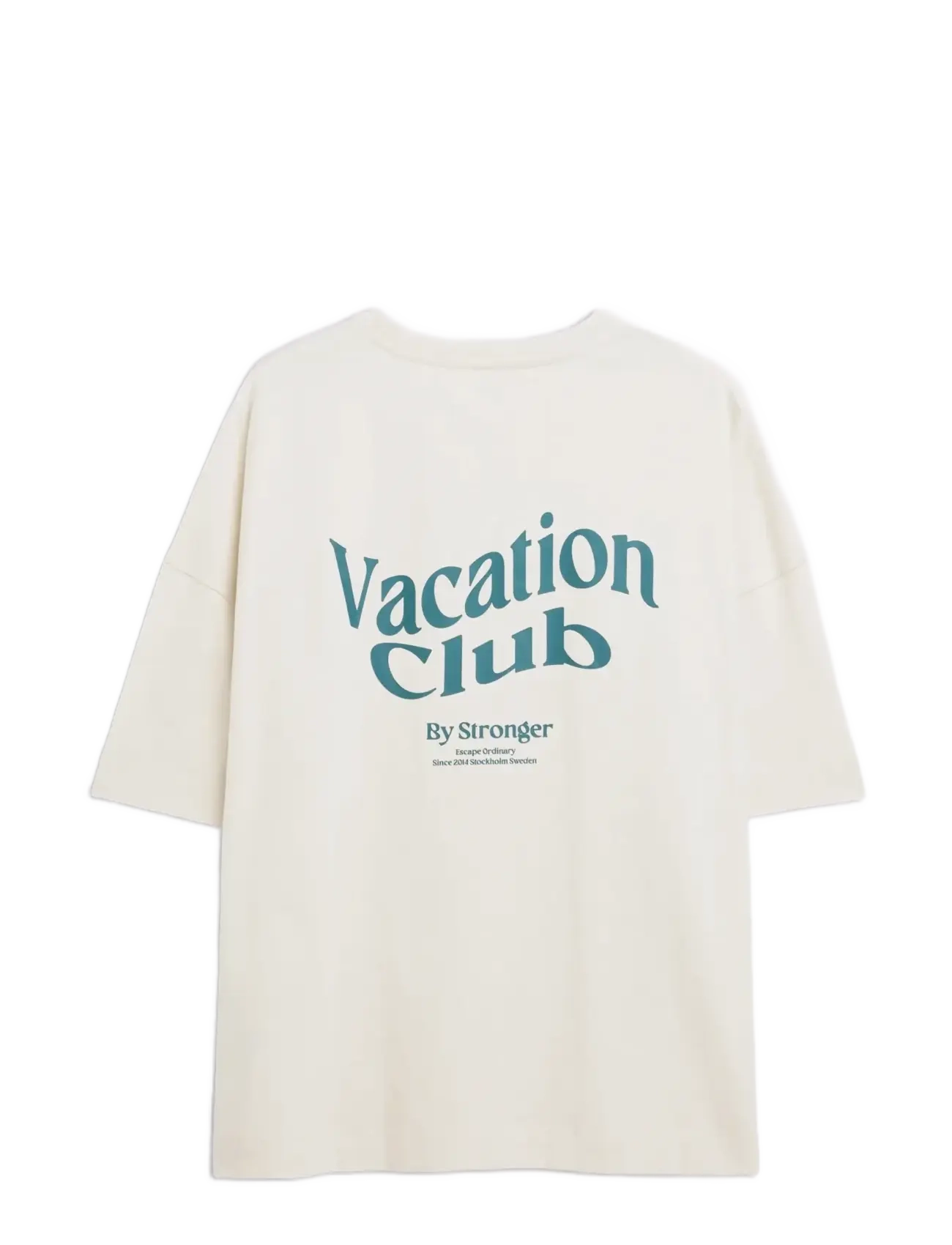 STRONGER - Oversized Crew T-shirt - t-shirts - whisper white - 1