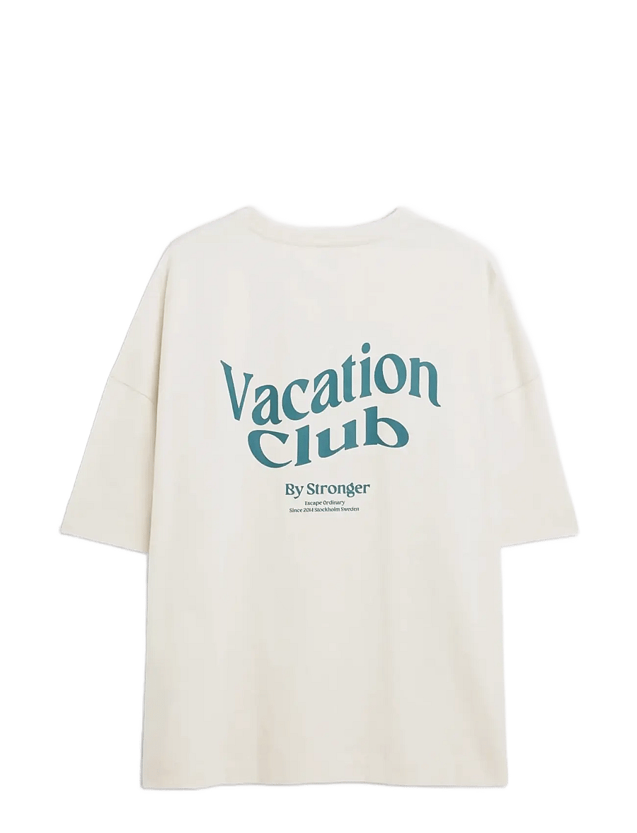 STRONGER - Oversized Crew T-shirt - t-shirts - whisper white - 1