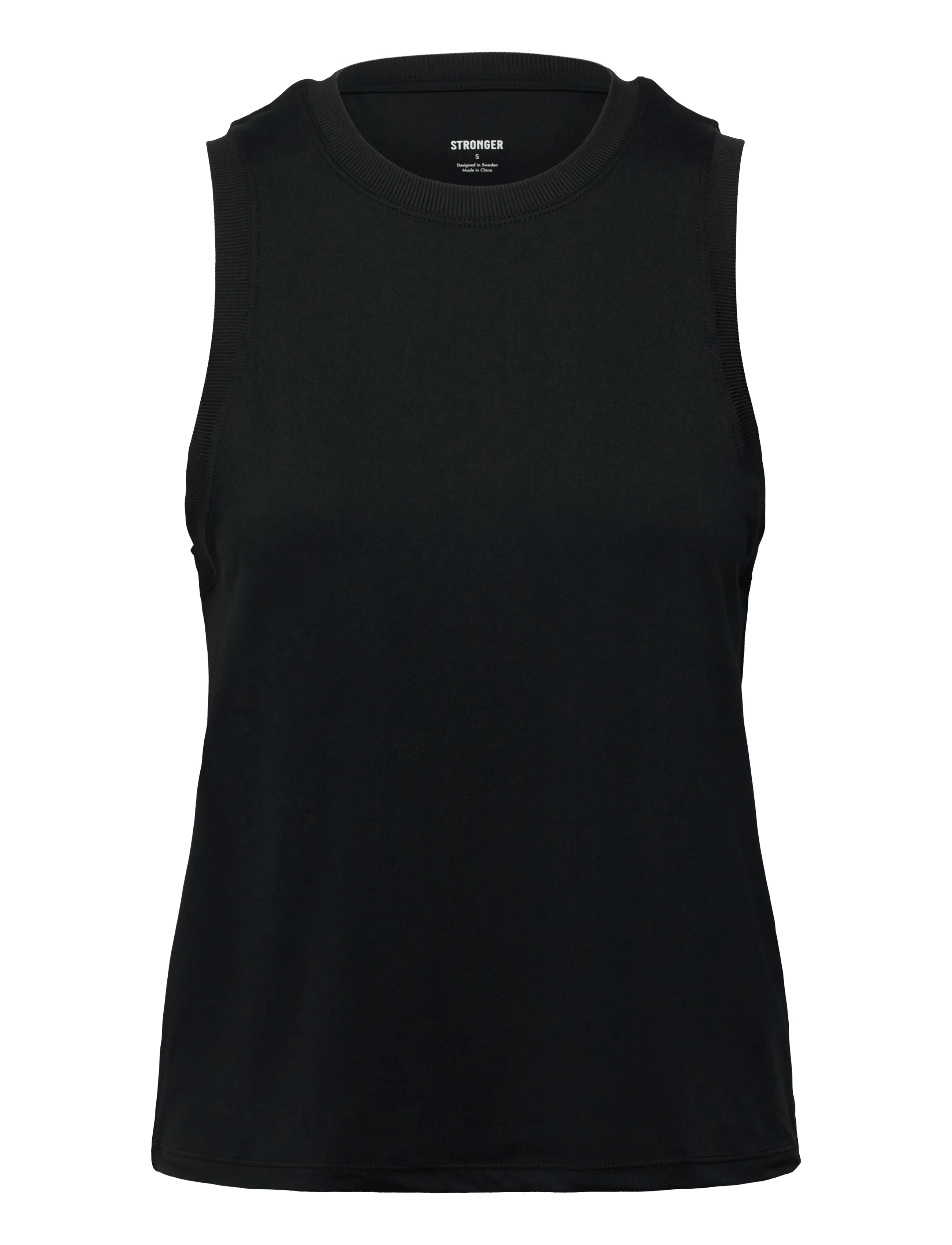 STRONGER Relaxed Tank Schwarz - S - Damen