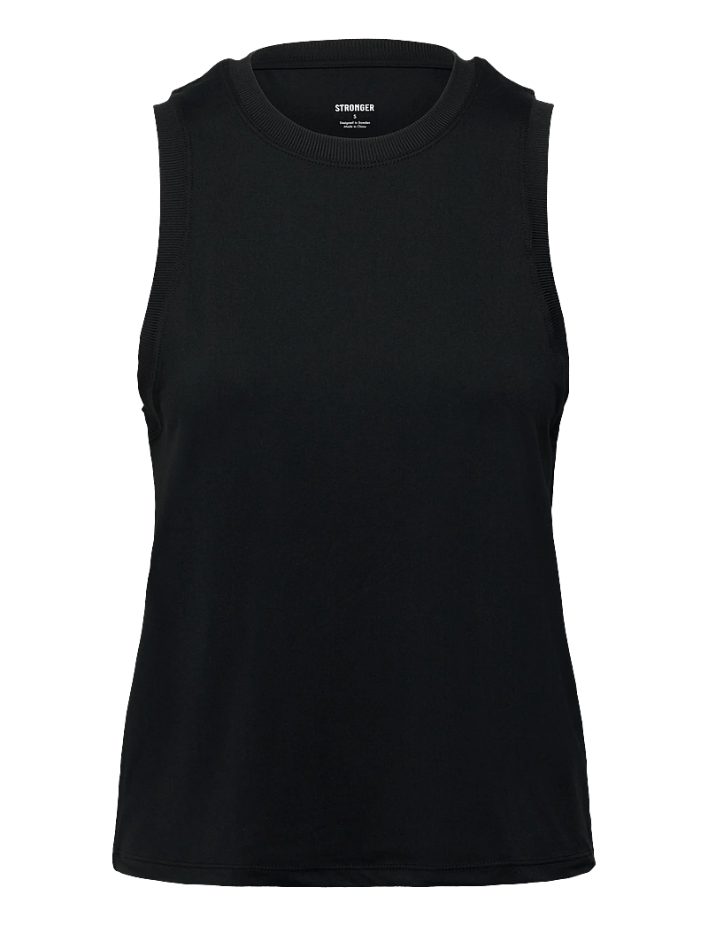 STRONGER - Relaxed Tank - treenitopit - black - 1