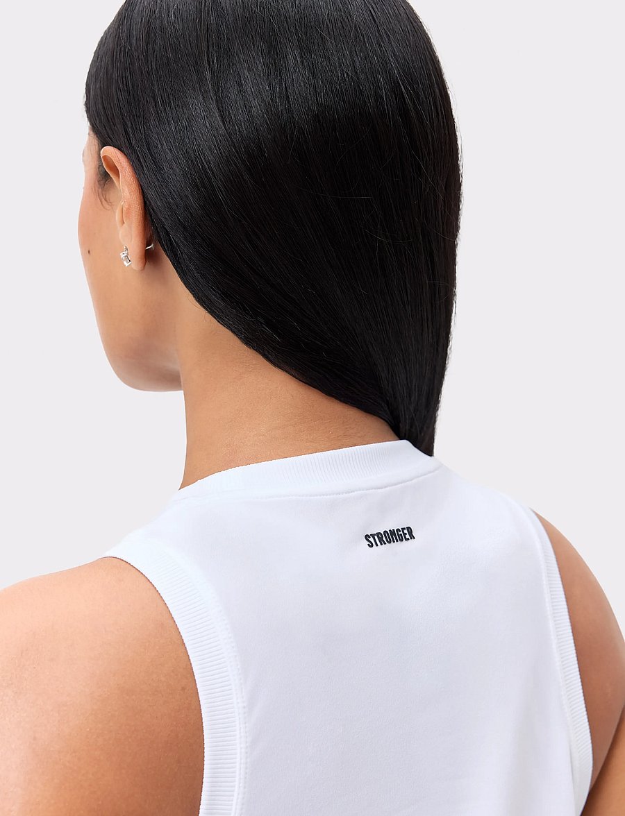 STRONGER - Relaxed Tank - tank tops - bright white - 3