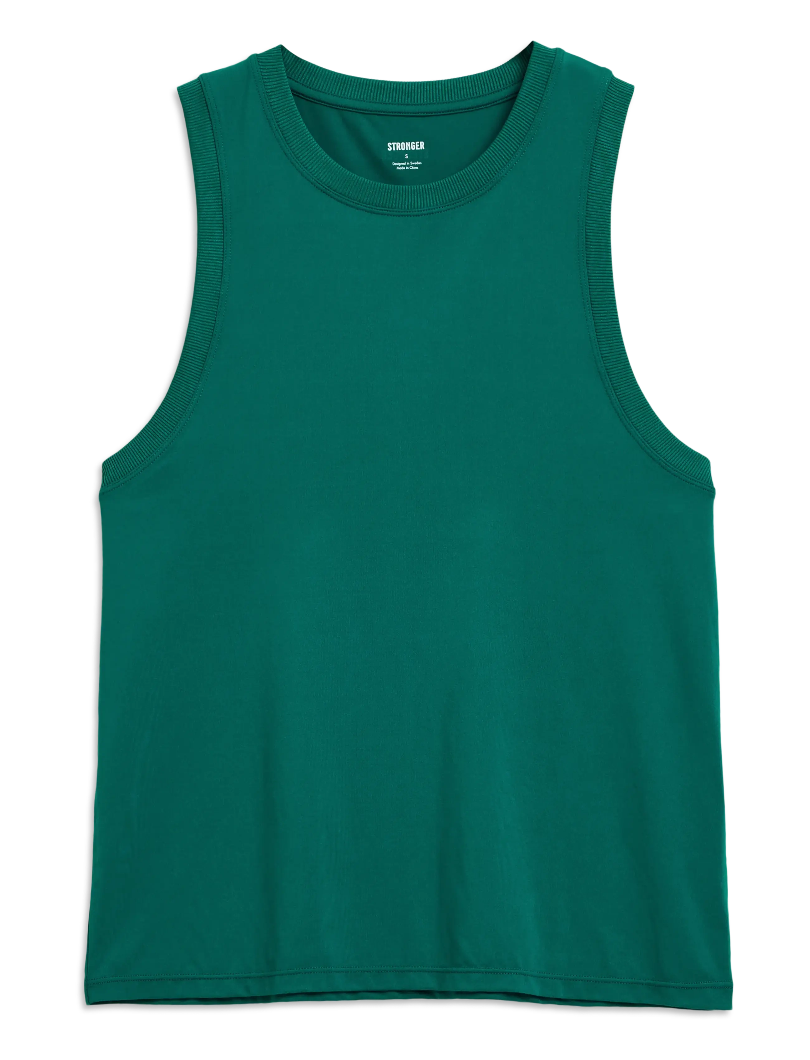 STRONGER Relaxed Tank - Oberteile & T-Shirts - EVERGLADE / green