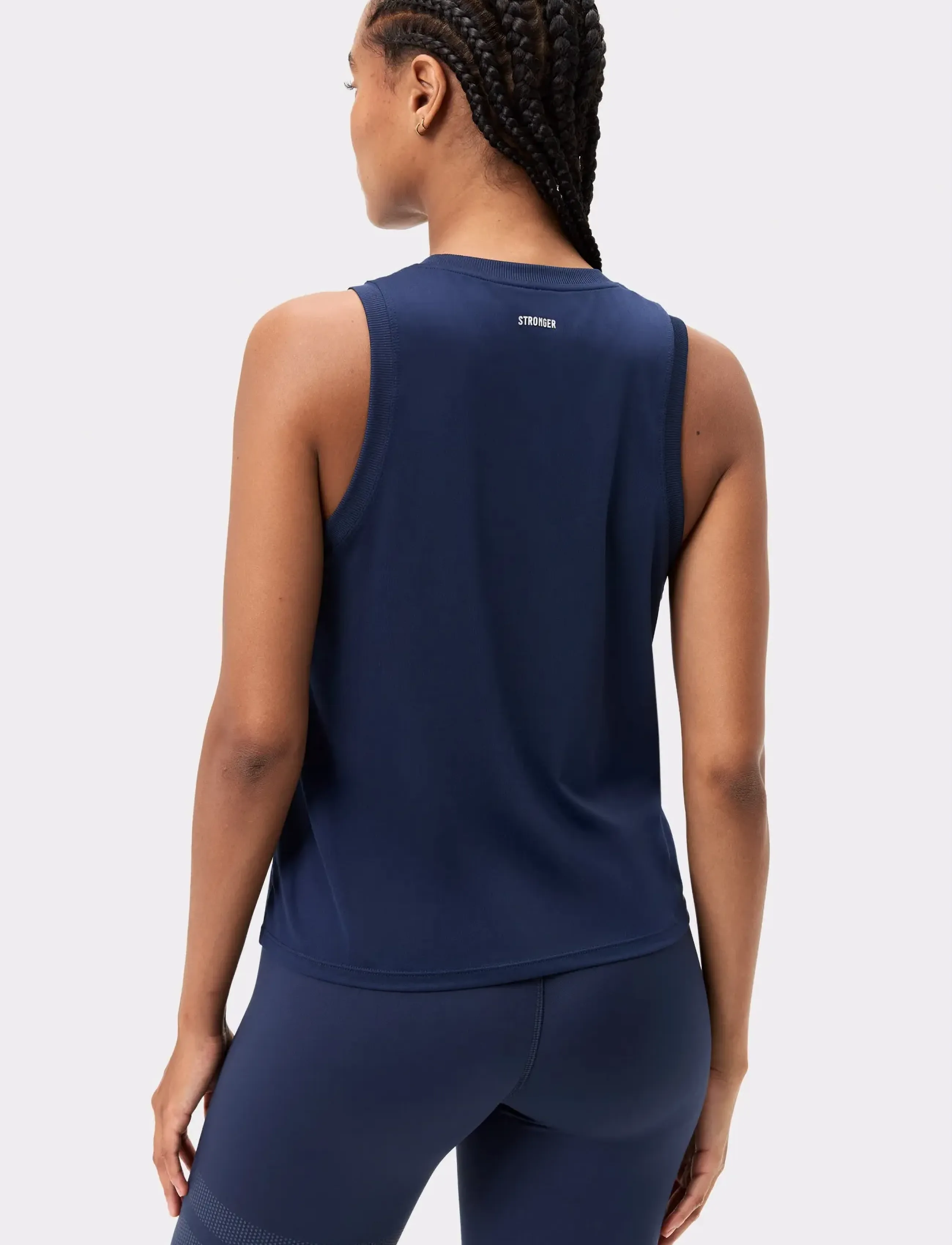 STRONGER Relaxed Tank - STRONGER - NAVY BLAZER / navy