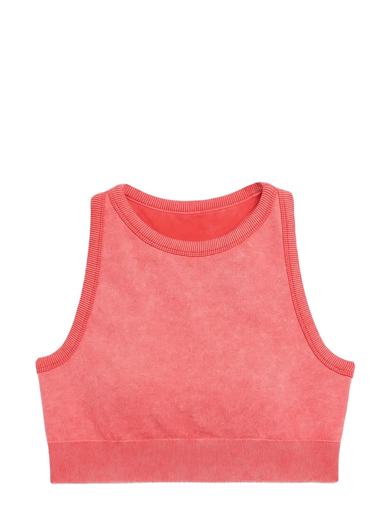 STRONGER - Washed seamless high neck bra - sport bh:ar - poppy red - 1