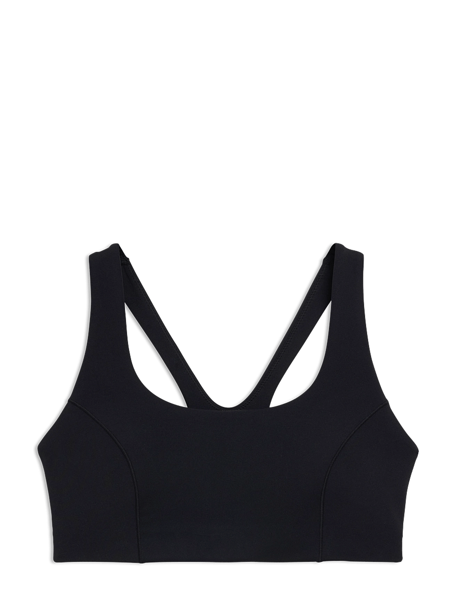 STRONGER - Soft Racerback Sports Bra - spordi-rinnahoidjad - black - 1