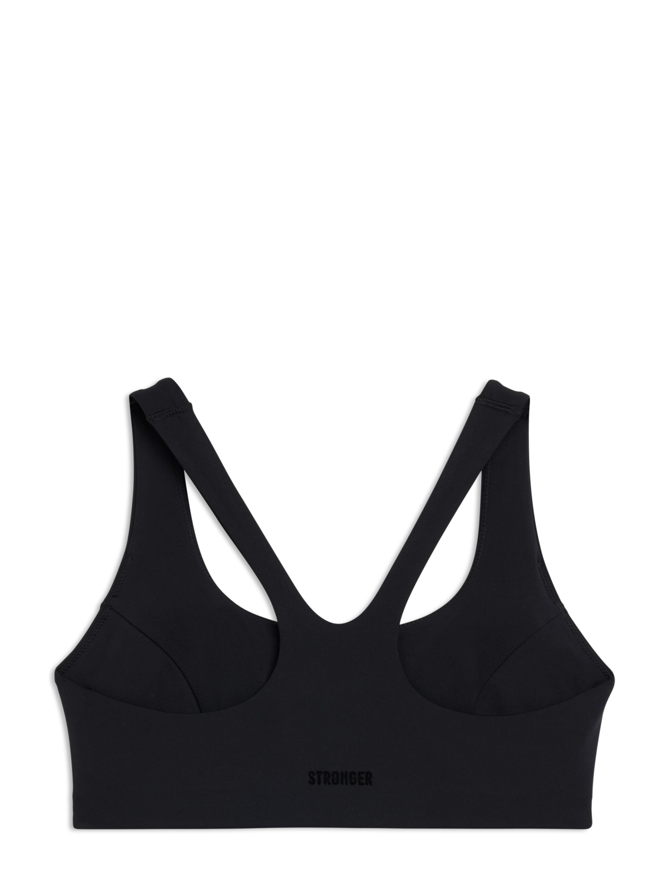 STRONGER - Soft Racerback Sports Bra - spordi-rinnahoidjad - black - 2