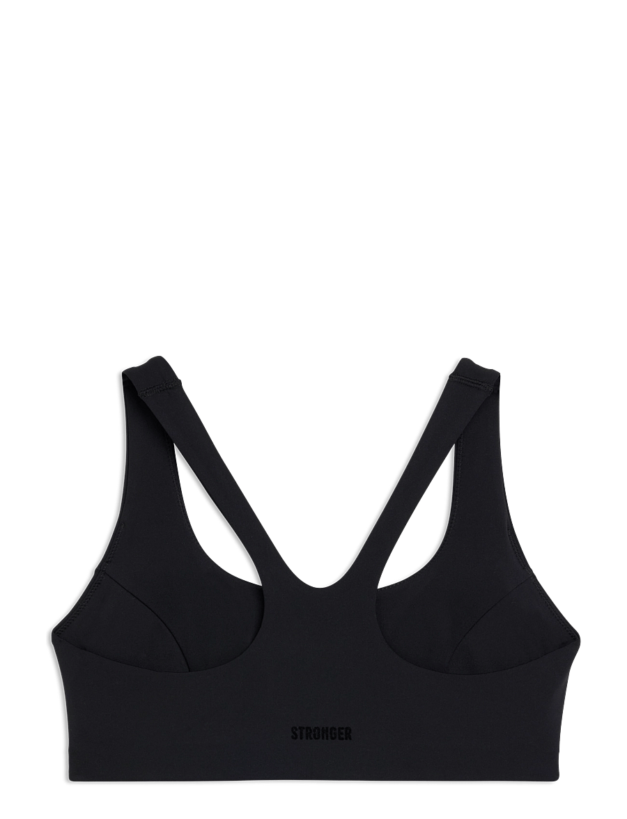 STRONGER - Soft Racerback Sports Bra - spordi-rinnahoidjad - black - 2