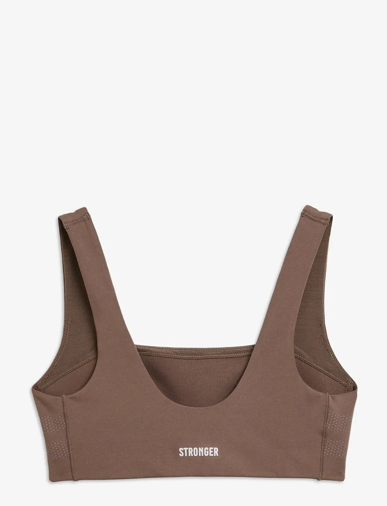 STRONGER - Signature Square Neck Sports Bra - sports bras - coffee quartz - 2