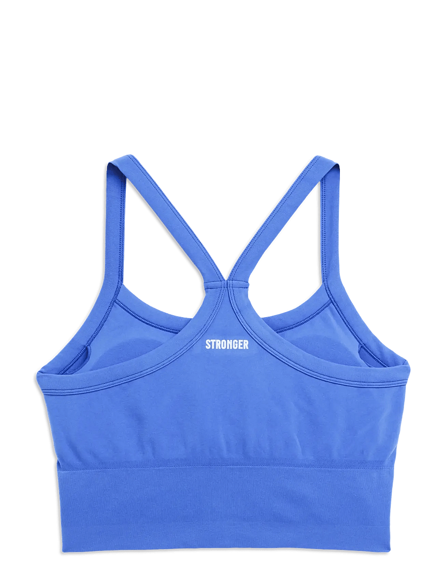 STRONGER - Seamless Contour Tank Top - sports-bh'er - amparo blue - 2