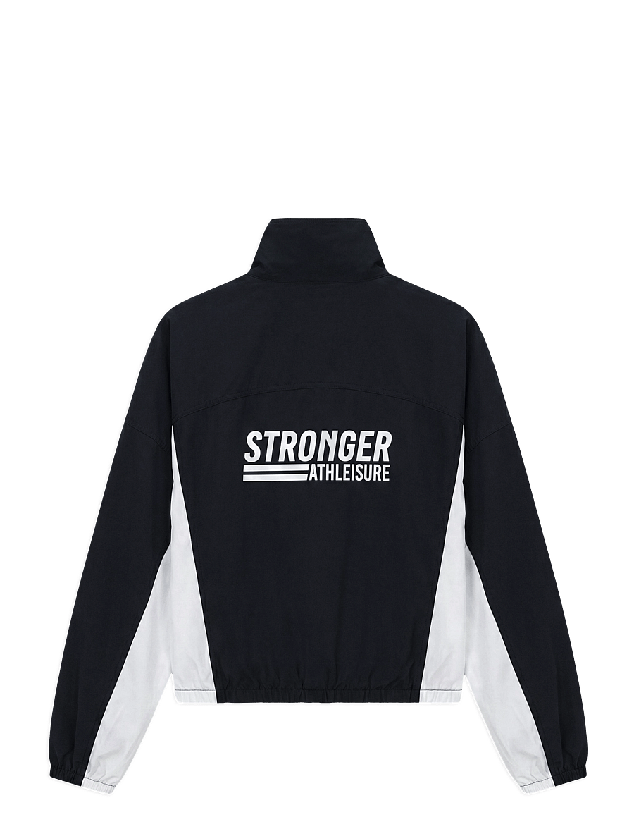 STRONGER - Breezy Woven Jacket - training jackets - black/white - 2