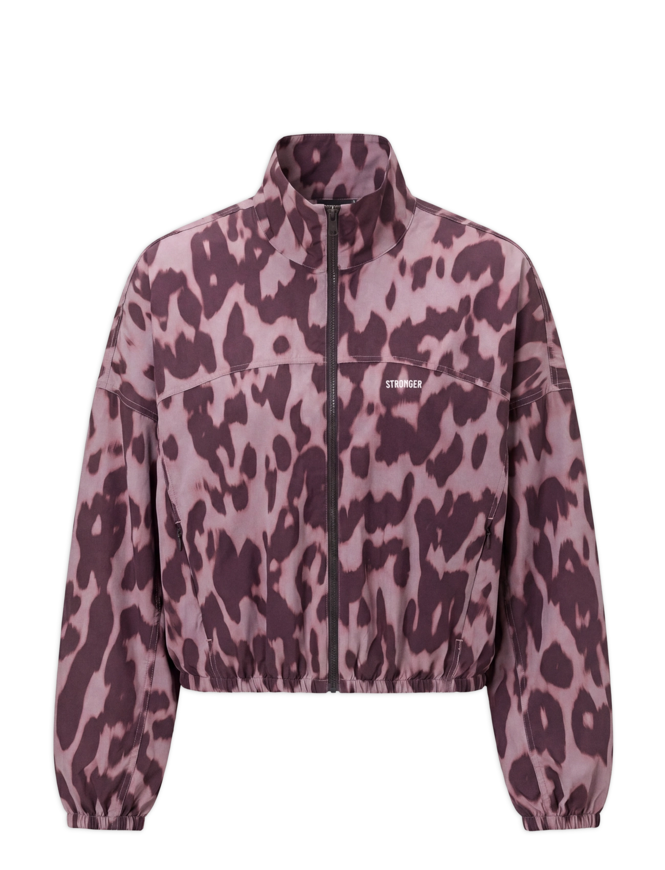 STRONGER Breezy Woven Jacket - Spordijoped - LEO RUSH PRINT / pink/rose