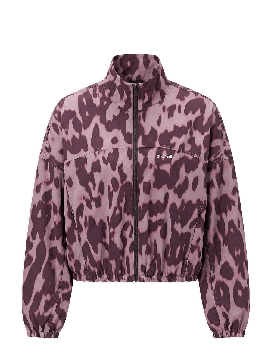 STRONGER - Breezy Woven Jacket - spordijakid - leo rush print - 1