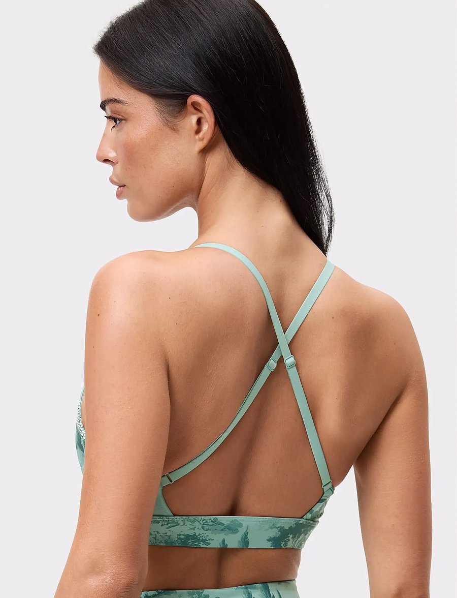 STRONGER - Signature Printed Strap Sports Bra - sport-bhs - toile di roma - 0