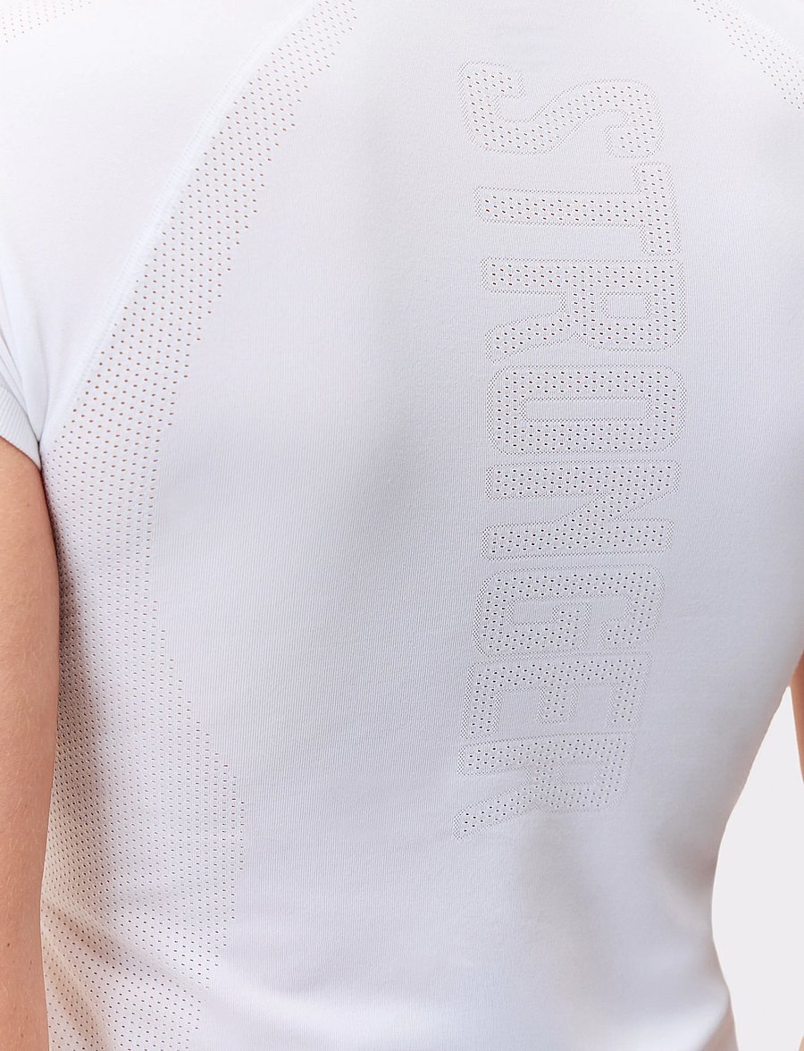 STRONGER - Seamless Performance T-shirt - alussärgid ja t-särgid - bright white - 3