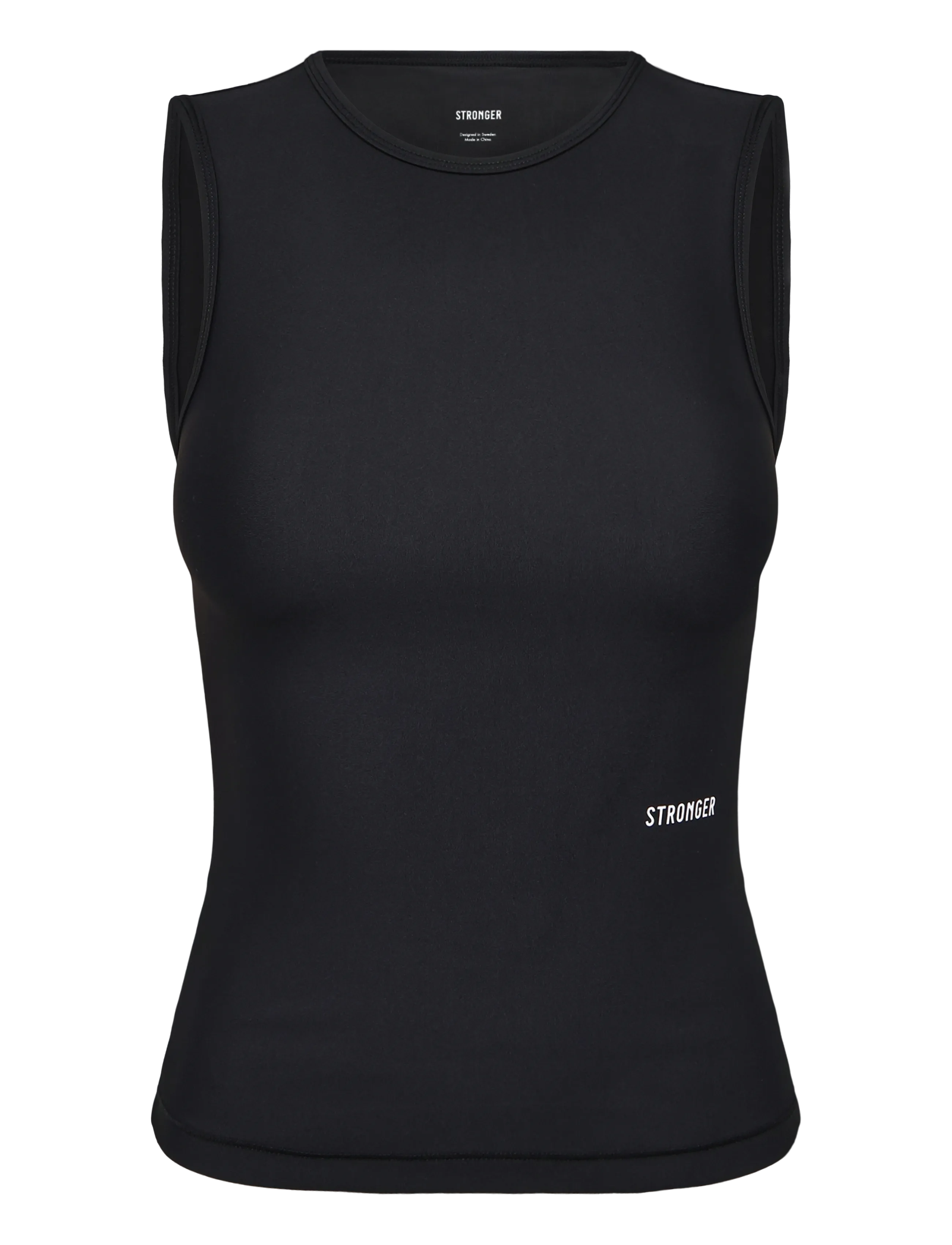 STRONGER - Signature Slim Tank Top - tank tops - black - 1