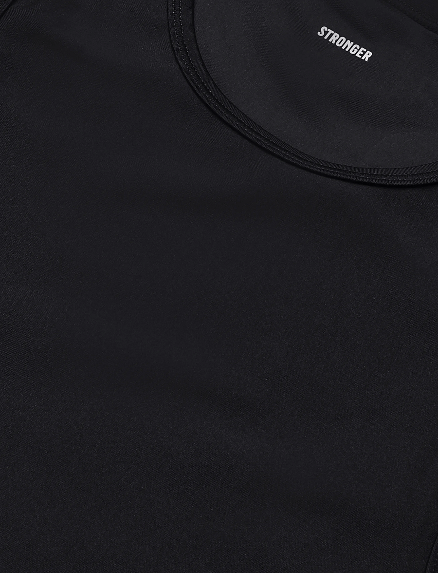 STRONGER - Signature Slim Tank Top - tank tops - black - 5