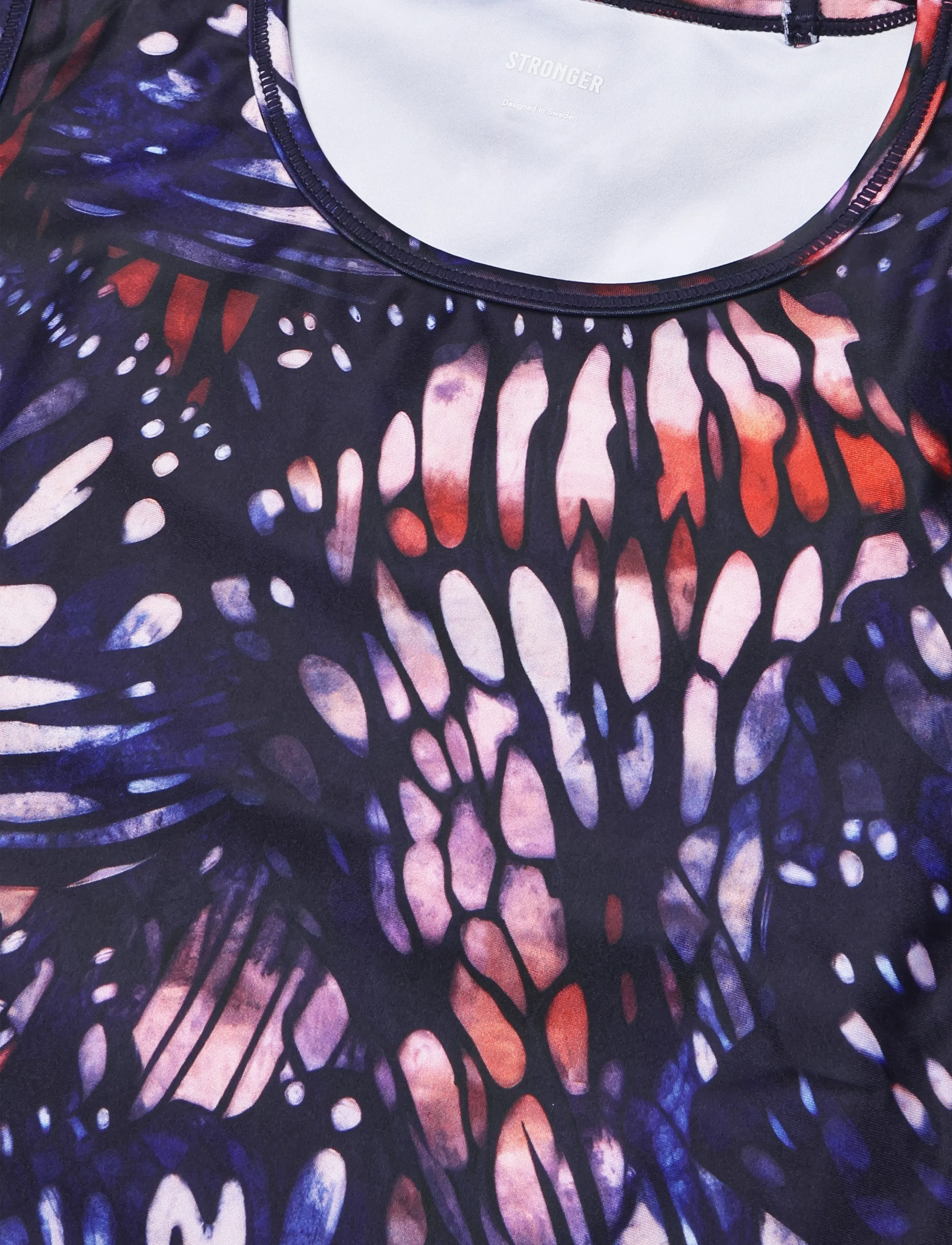 STRONGER - Signature Slim Tank Top - tanktops - dark butterfly print - 5