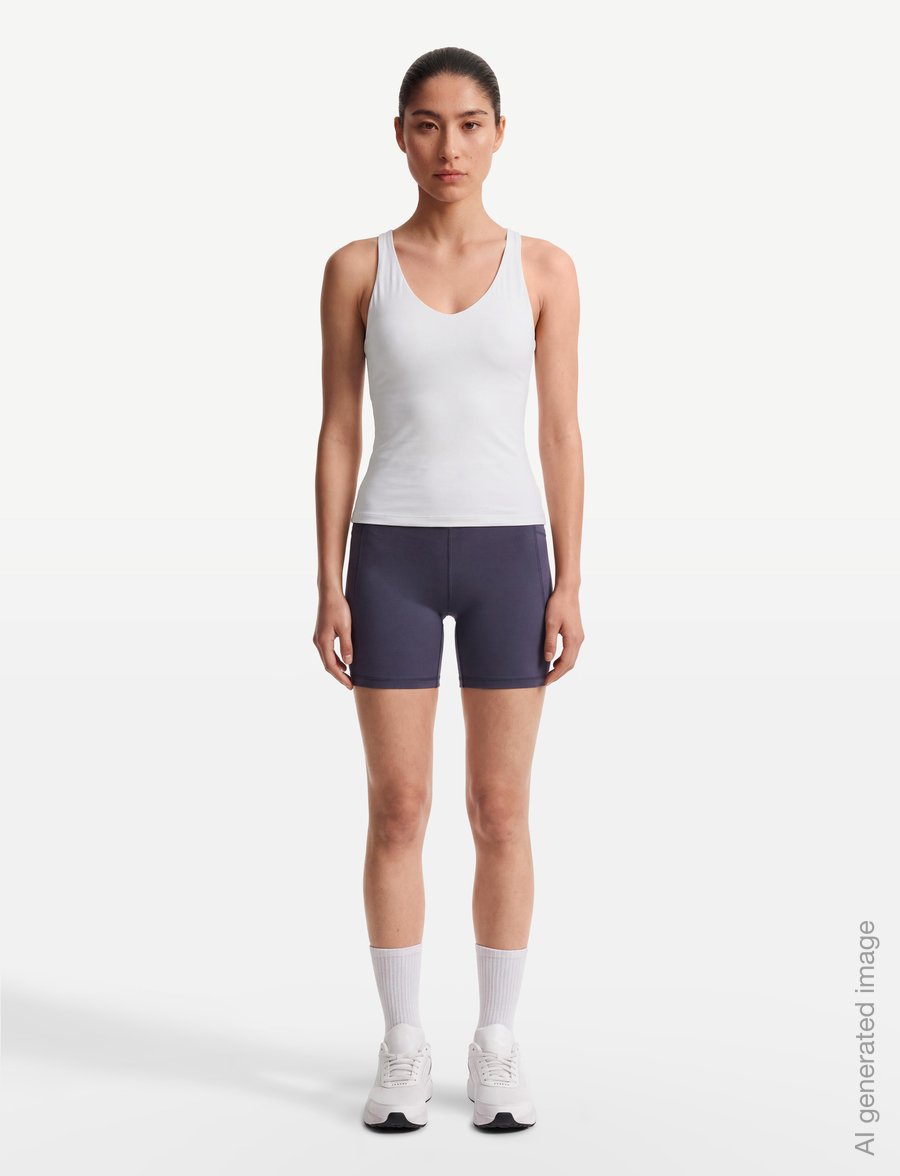 STRONGER - Signature Strappy Tank - tank tops - bright white - 0