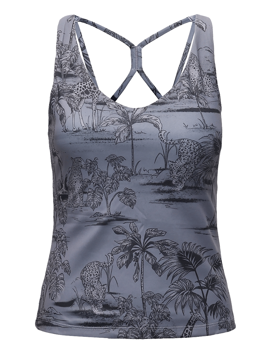 STRONGER - Signature Strappy Tank - tank tops - dark toile print - 0