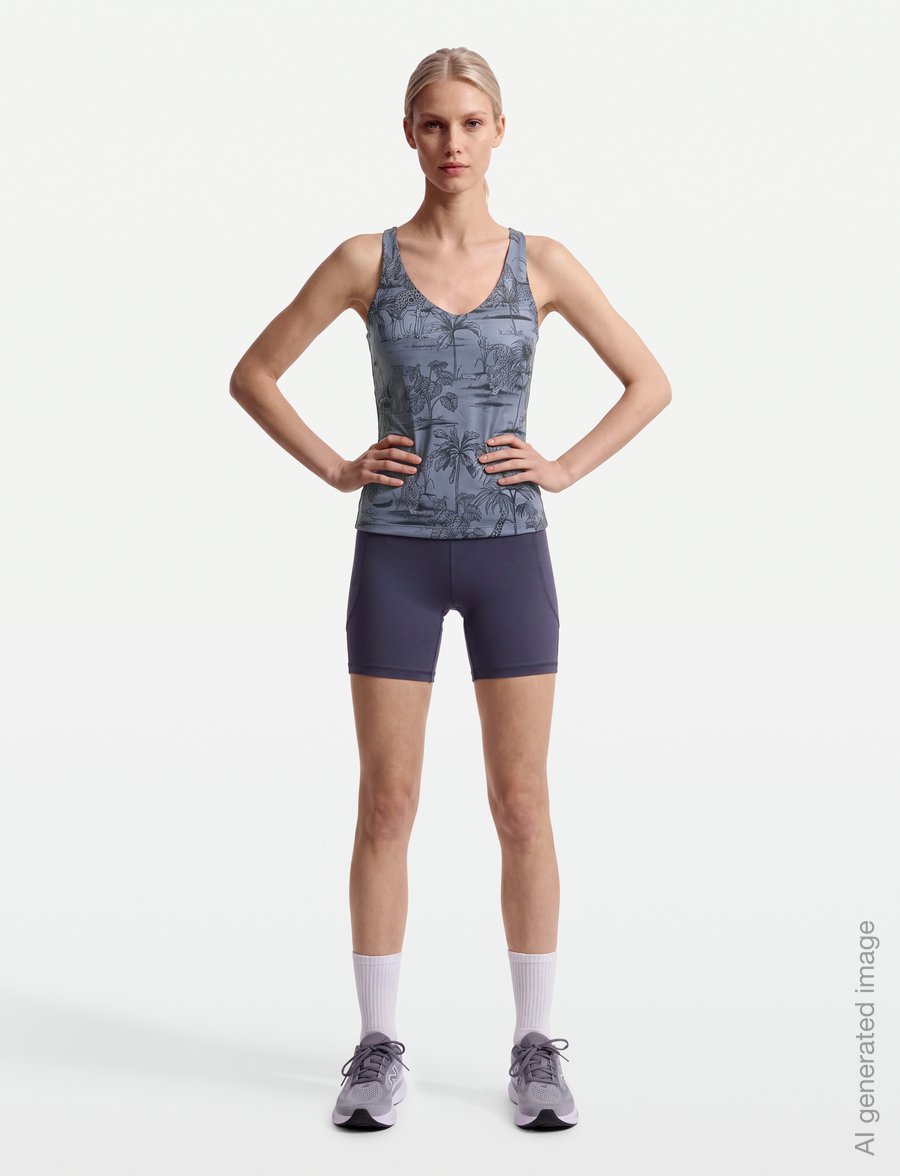 STRONGER - Signature Strappy Tank - topjes - dark toile print - 0
