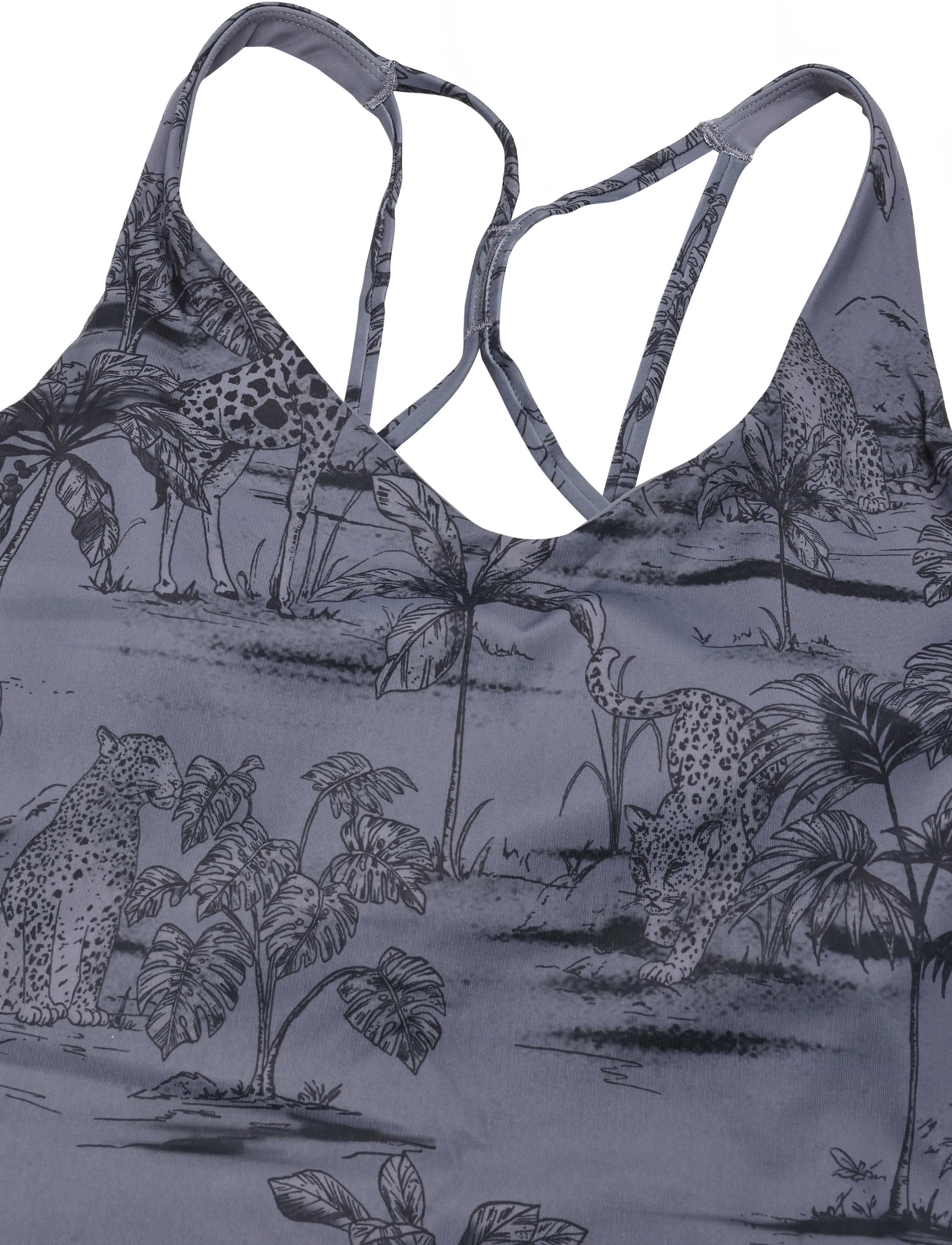 STRONGER - Signature Strappy Tank - tank tops - dark toile print - 2