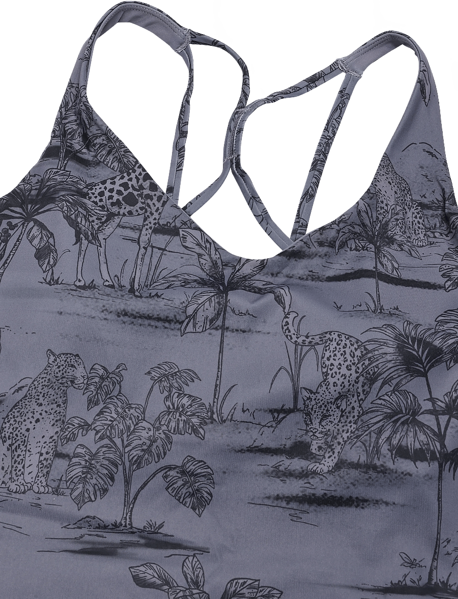 STRONGER - Signature Strappy Tank - tank tops - dark toile print - 2