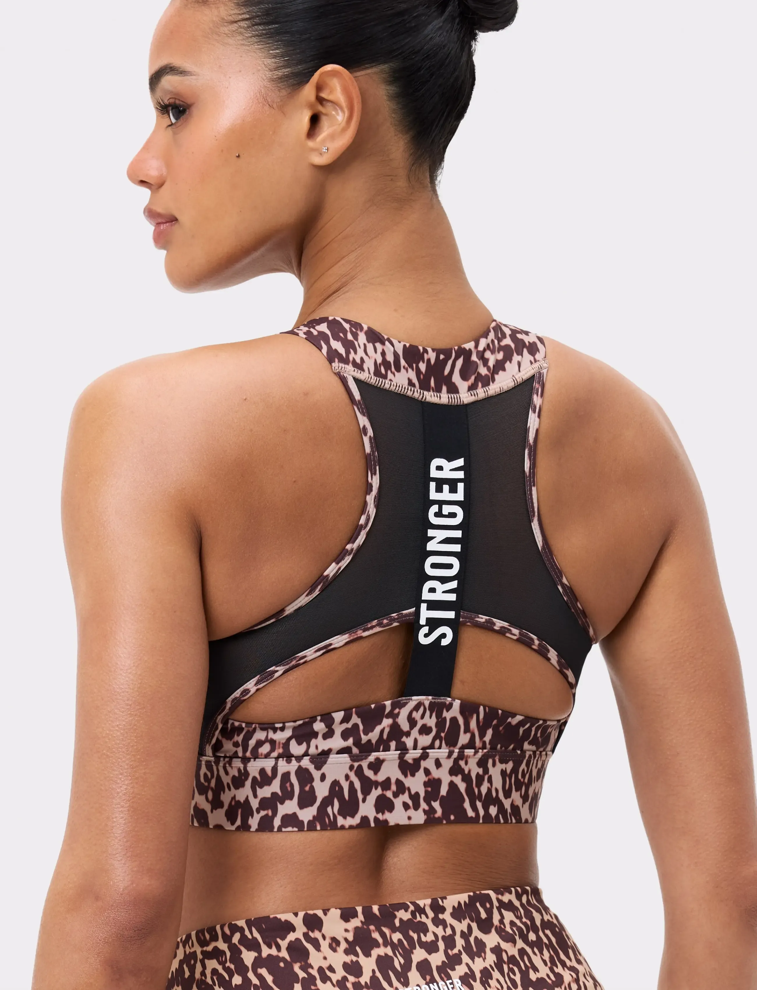 STRONGER - Bounce  Sports Bra - spordi-rinnahoidjad - leo rush print - 4