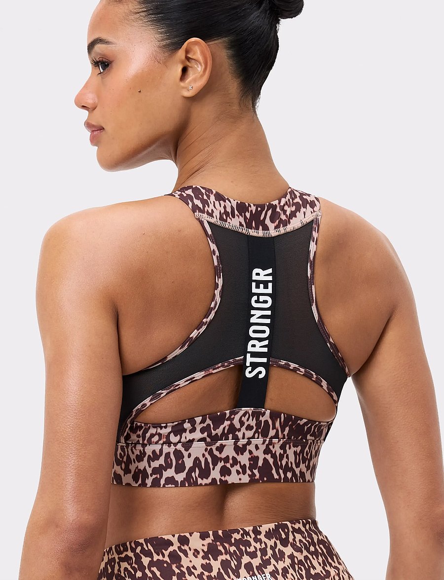 STRONGER - Bounce Sports Bra - spordi-rinnahoidjad - leo rush print - 4