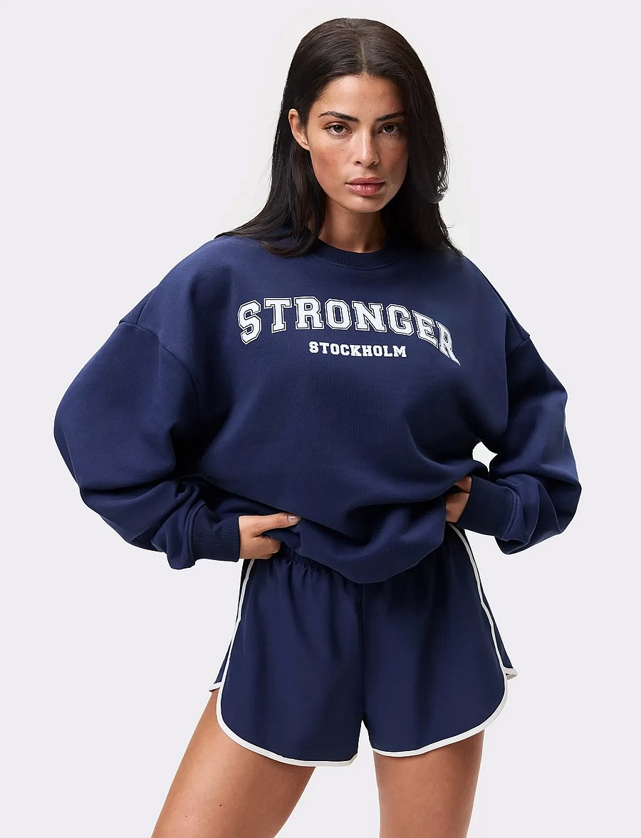 STRONGER - Essential Sweatshirt - swetry - navy blazer - 0