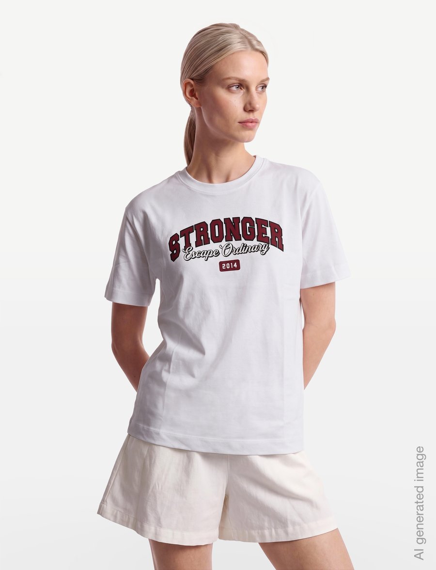 STRONGER - Essential T-shirt - t-shirts - bright white - 3
