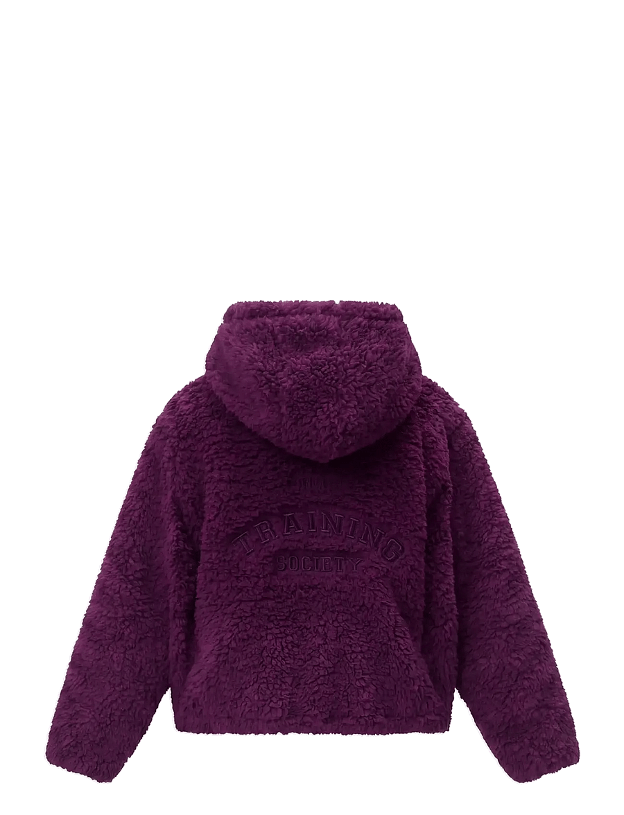 STRONGER - Hooded Pile Jacket - sportsjakker - dark purple - 2