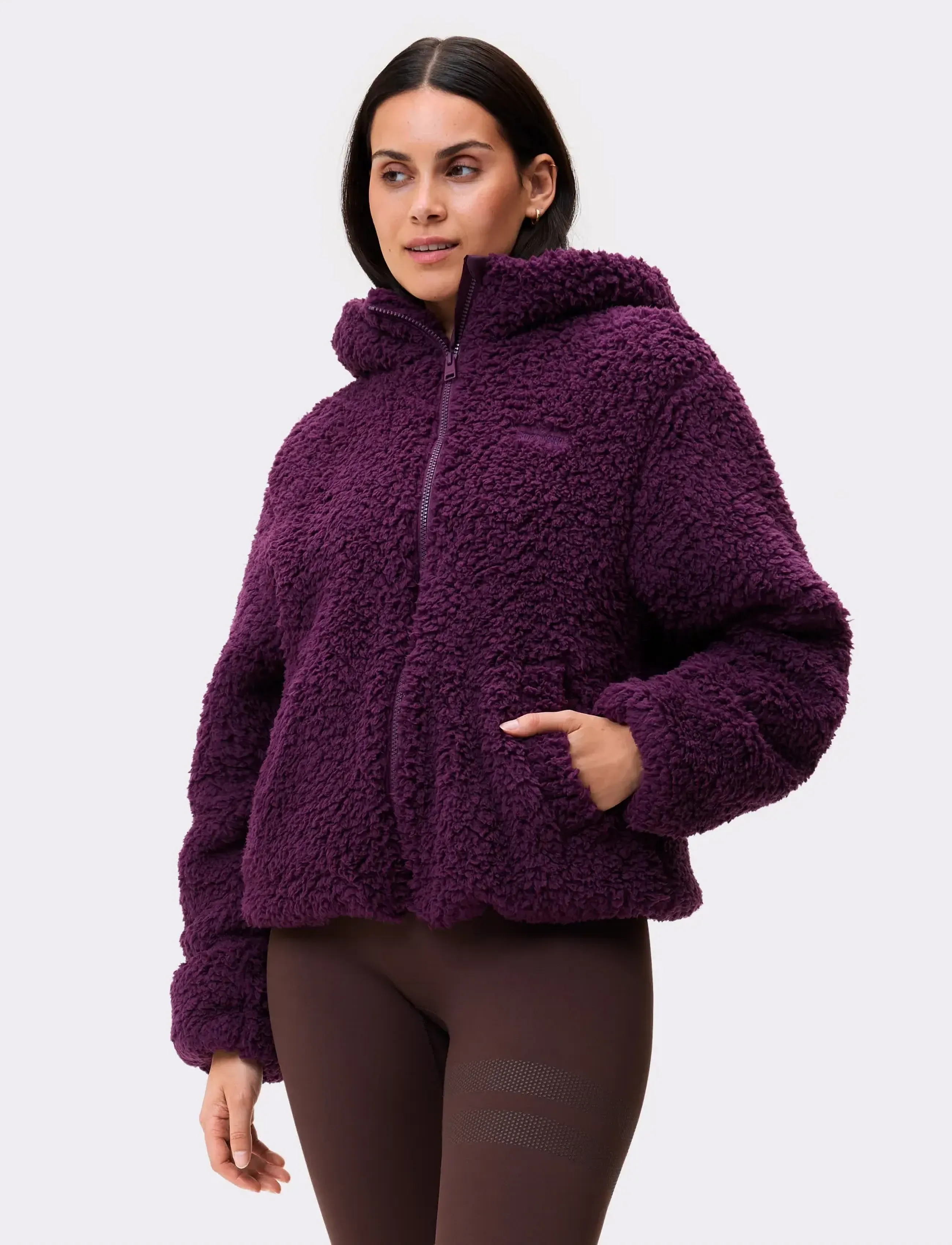 STRONGER Hooded Pile Jacket jackor dam – bild 2